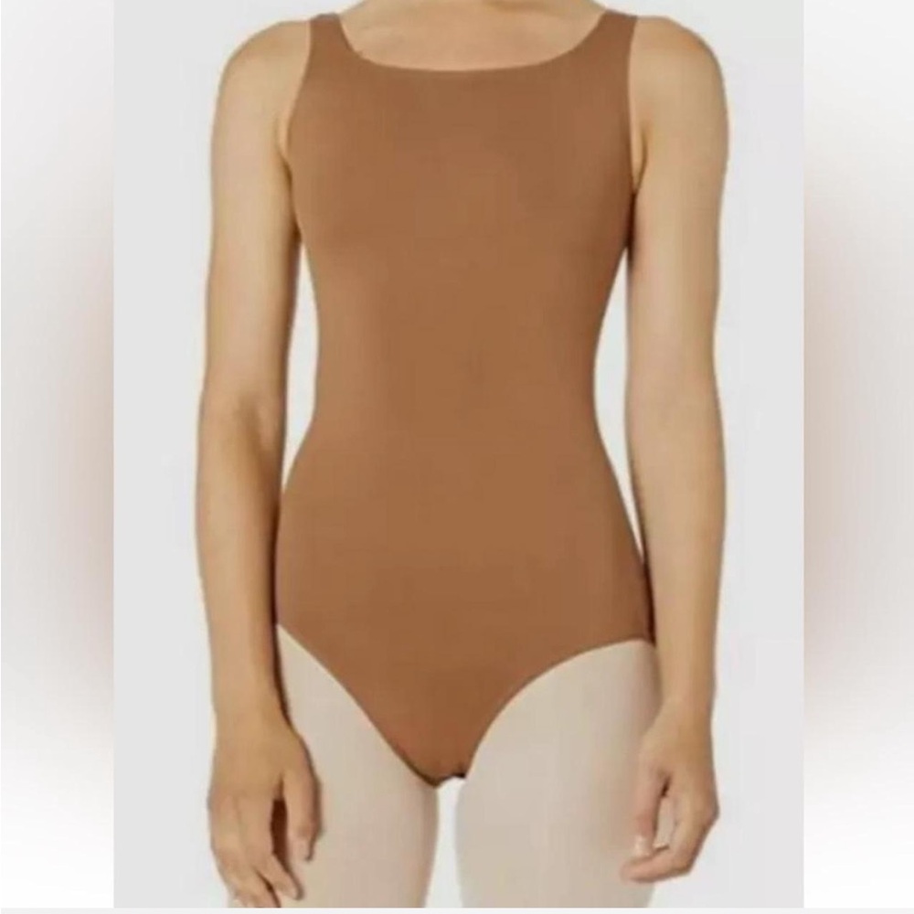 BLOCH Solid Sleeveless One Piece Tank Leotard